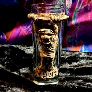 Double Shot Glass Xplor Park Mexico Mayan Ancient Civilization Theme